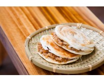 老潼关千层饼肉夹馍生饼胚冷冻半成品方便面食酥脆烧饼早餐家商用